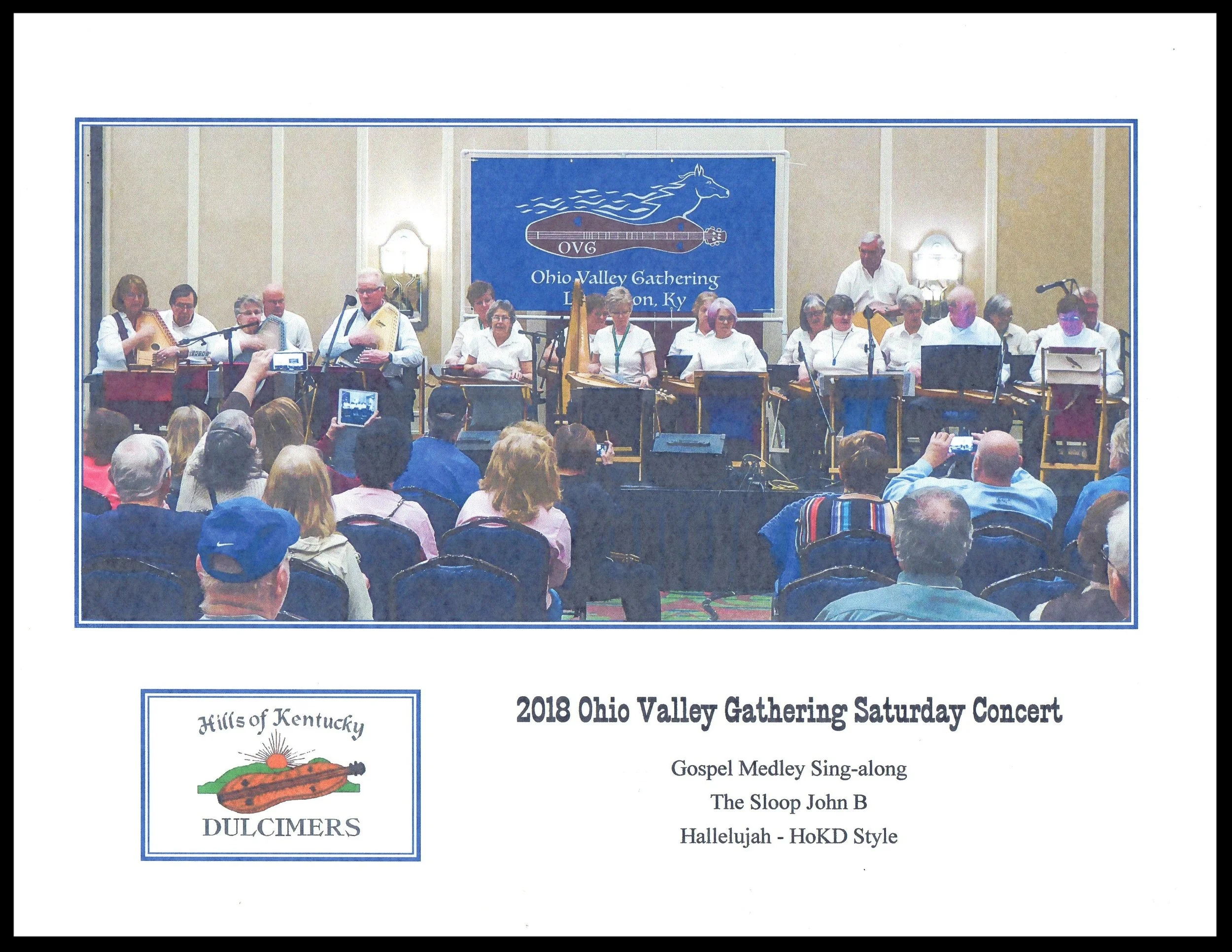 Twenty HOKD members performed onstage during Saturday nights' concert. A big shout out to Rebecca Turney for coordinating our performance and to her husband, Michael for serving as our photographer. THANK YOU!