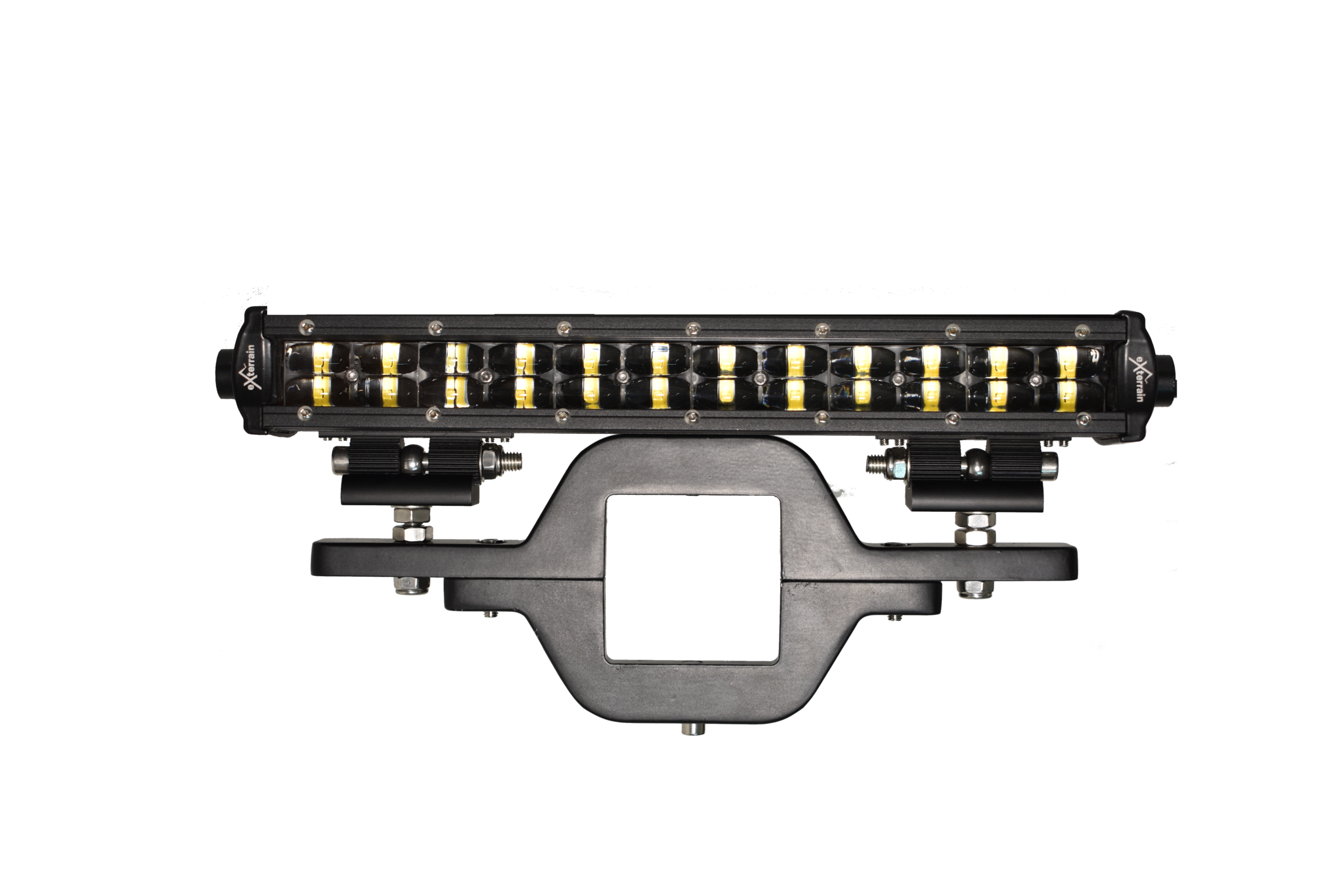 HITCHMOUNT can also be mounted with light bar on top if there is enough space.