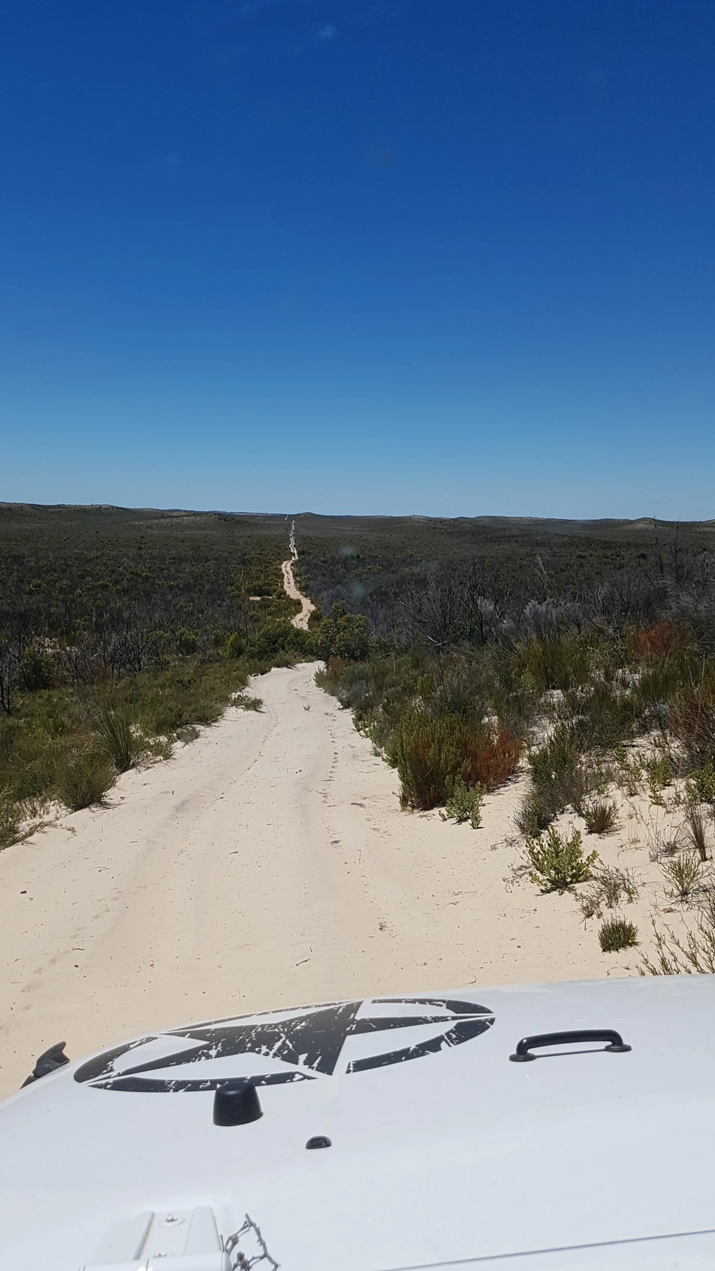 The Big Desert - sandy stretch
