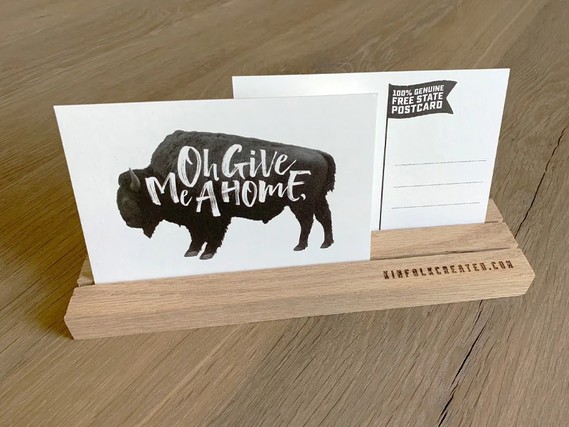 OH GIVE ME A HOME POSTCARD