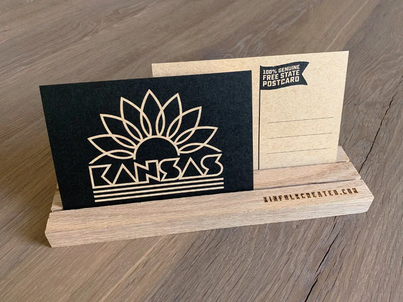 KANSAS KRAFT POSTCARD