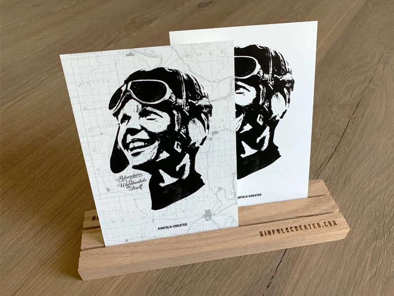 AMELIA EARHART FLIP-CARD