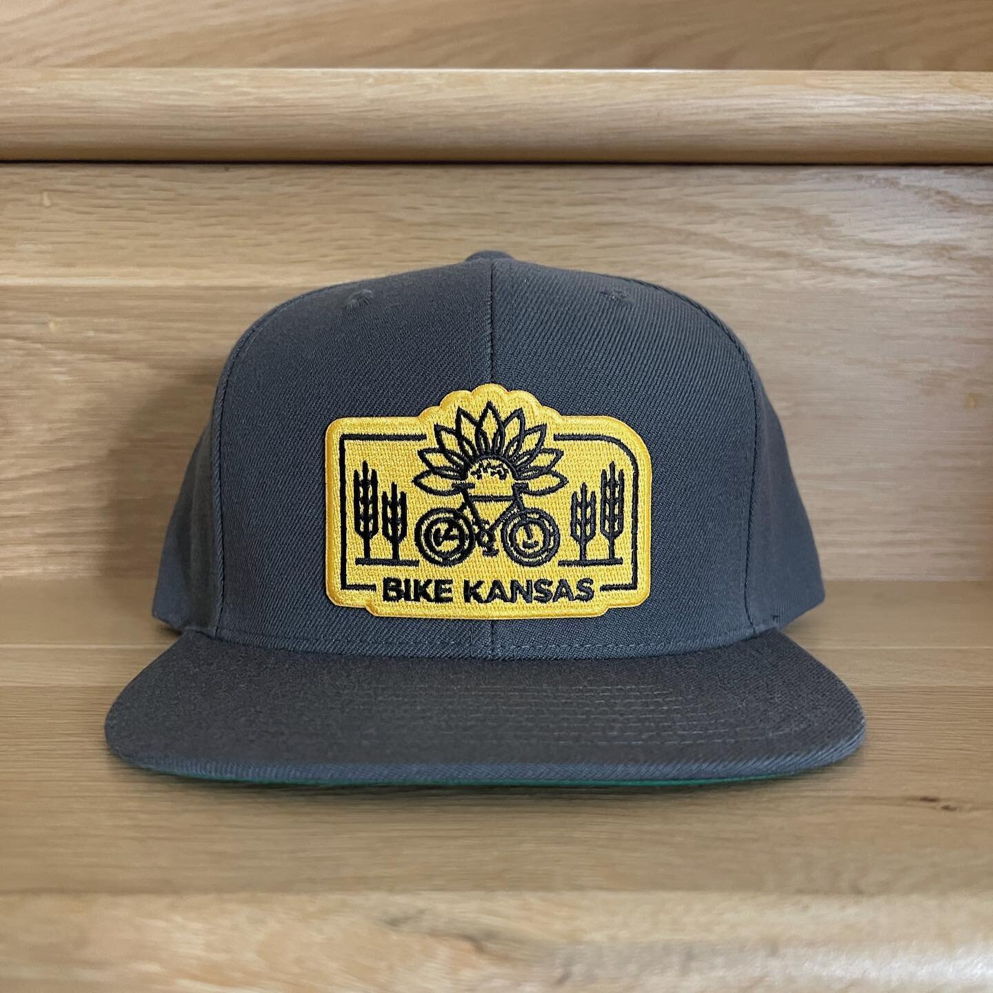 BIKE KANSAS 🚴🏼🌻✌🏽
&mdash;
New Kinfolk lids featuring our 100% recycled plastic patches! #bikekansas
&mdash;
So excited to share all of our new Kansas products! 😊
&mdash;
#kinfolkcreated #kansas #bikelife #patch #lovewhereyoulive #explorekansas #