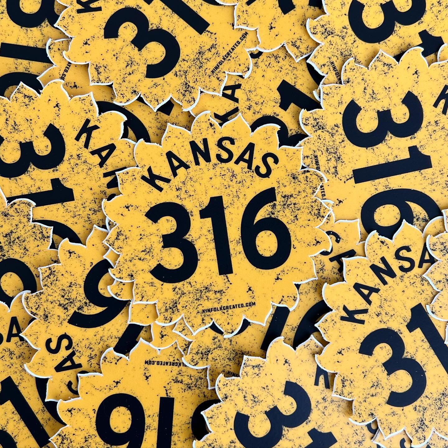 3-1-6 DAY! ❤️
&mdash;
It happens only once a year so SHOUT IT OUT for ALL to hear! 📣 #316day #kansas
&mdash;
#kinfolkcreated #stickers #areacode #lovewhereyoulive #explorekansas #midwest #316 #heartland #ict