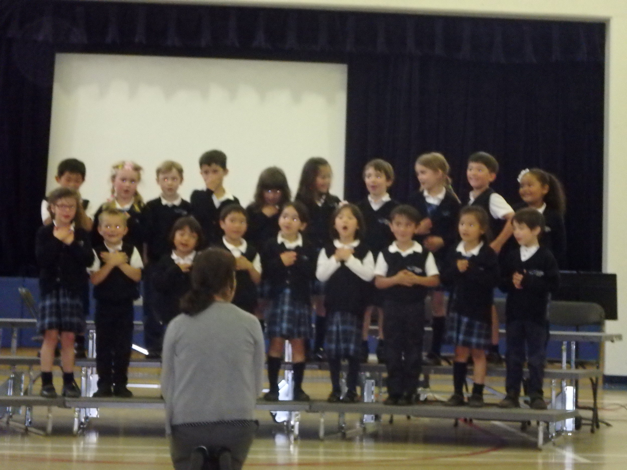  “Thank You Thank You” Performed by Kindergarten 