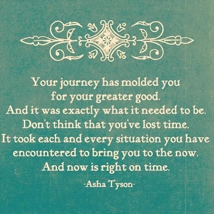 Your Journey Is Right On Time