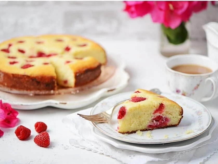 Raspberry-Ricotta Cake