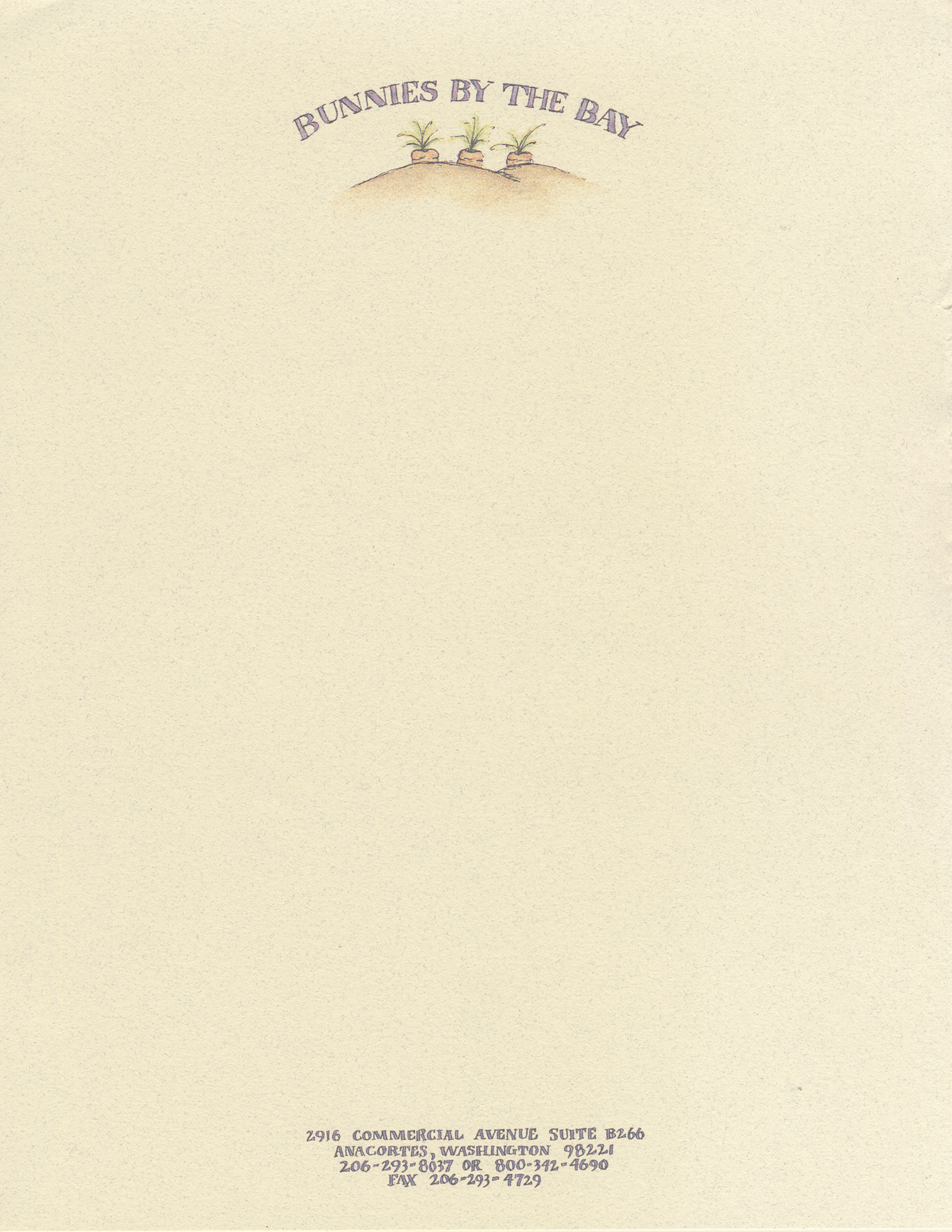 Bunnies By The Bay | Letterhead