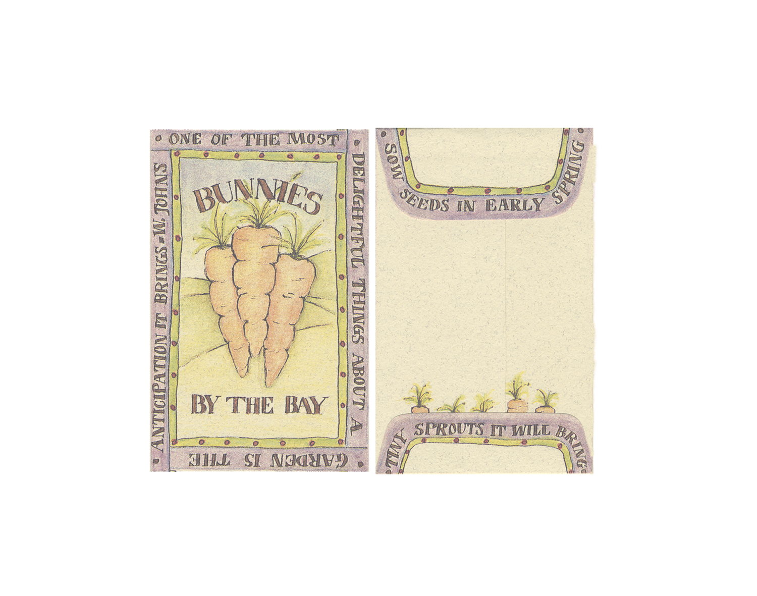 Bunnies By The Bay | Seed Packets