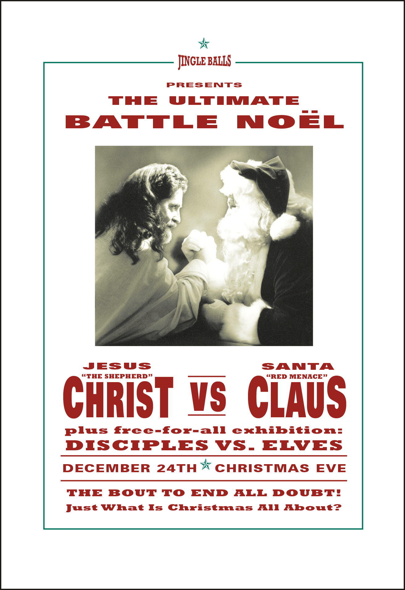 Christ vs Claus | Xmas Card