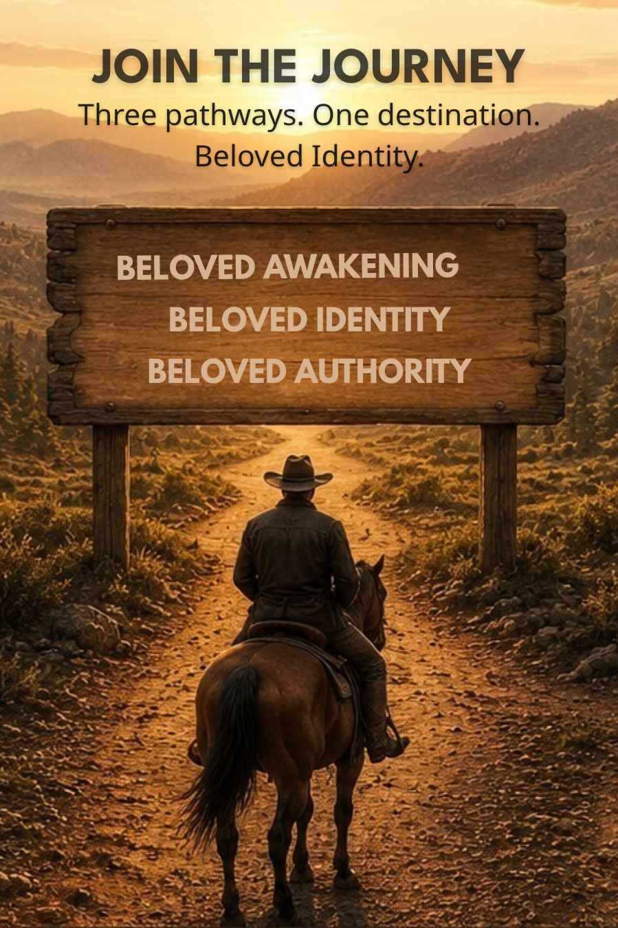 Rider on horseback pondering The Outrider Journey