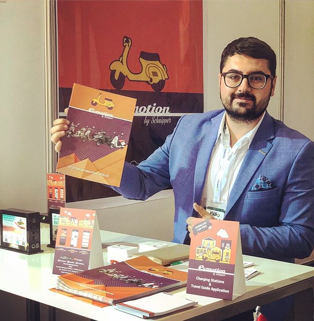 We are at the biggest Expo in Turkey 🇹🇷 #evmotion #greece #turkey #application #expo #musiad #entrepreneur #scooter #evehicles #ebike #escooter #vespa #chargingstations