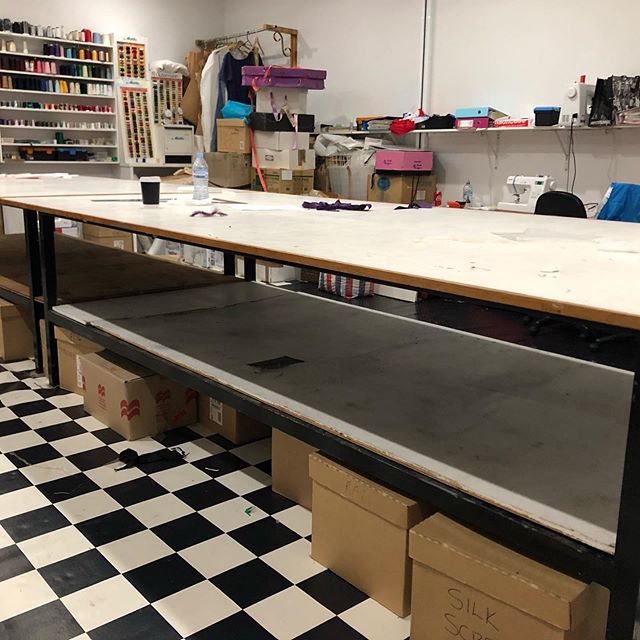 Hi to my friends  I have to move my to big cutting tables tomorrow about 5.30 . I have to move them over about 30cms but they are very heavy so I need some help please just need a couple of friends, it has to be done tomorrow, this is a photo of the 