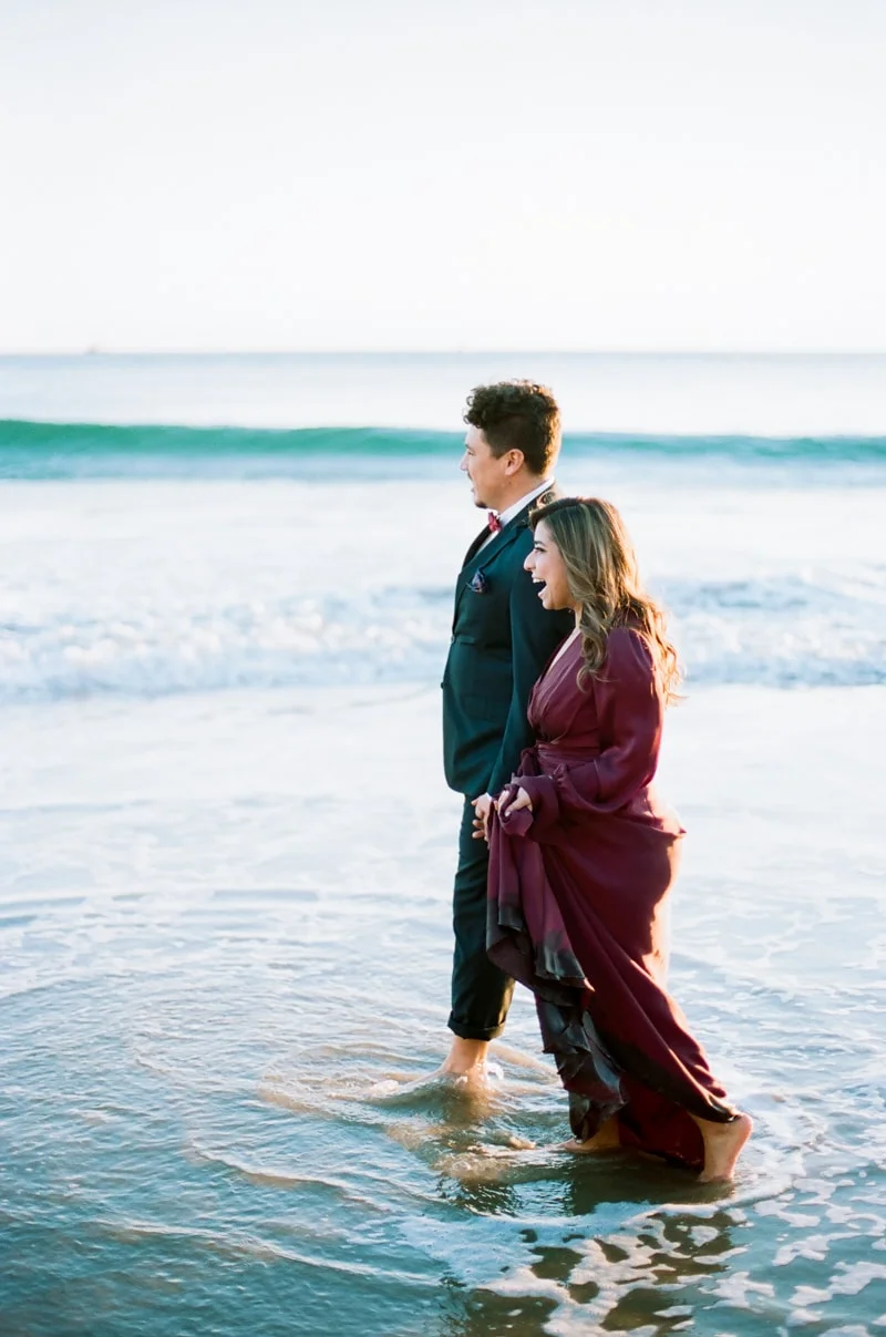 malibu engagement session