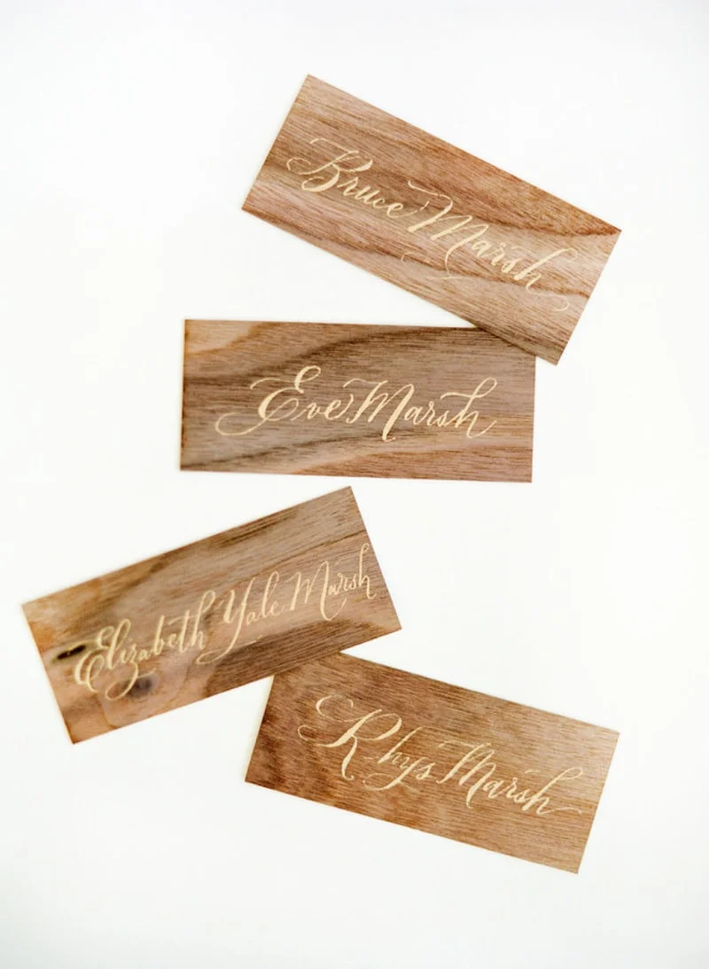 Unique Place Cards — Destination Wedding Blog, Honeymoon, Travel