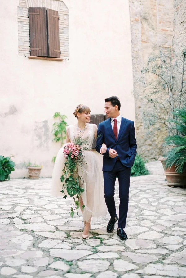 engaged couple