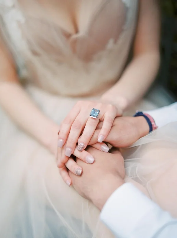 engaged couple