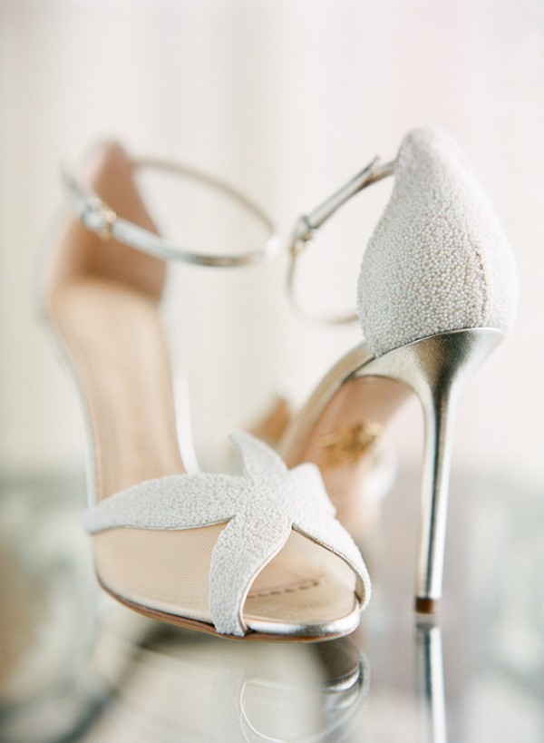 white wedding shoes