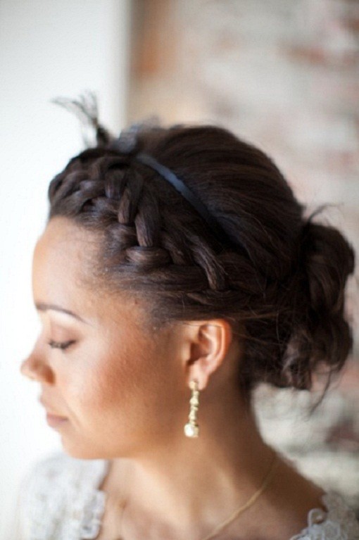 Braid Updo Hairstyle Ideas — Destination Wedding Blog, Honeymoon, Travel -  Trendy Bride