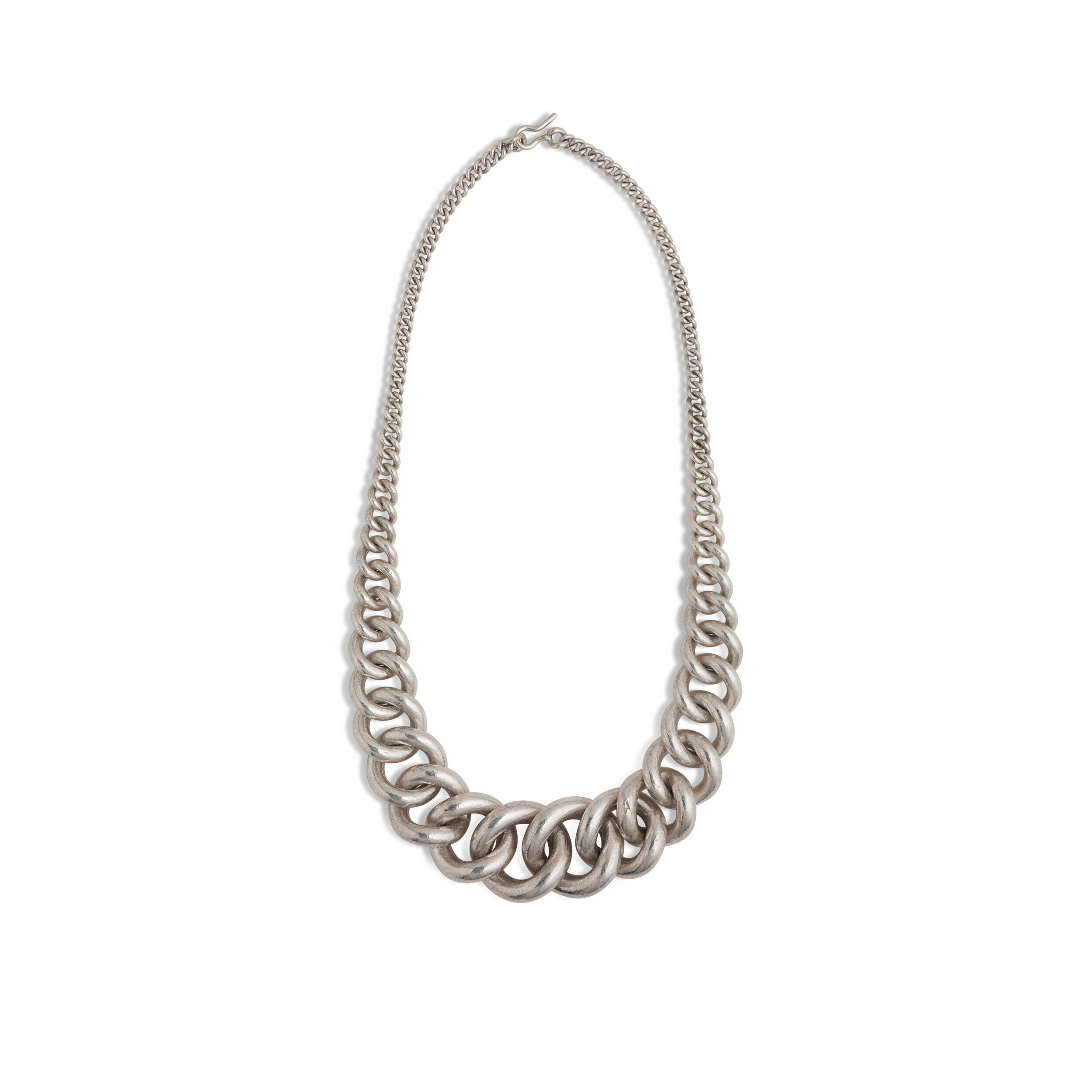 fine silver curb chain