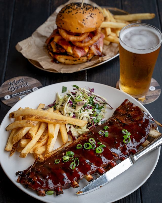 Wednesday Ribs special 🍖🍖🍖 $20 bucks for this beauty - 1/2kg Free range pork ribs with hand cut chips. (Members offer). This juicy rack with a ice cold craftbeer. YUM!

#maltbarrelcharandbar ⠀⠀⠀
⠀⠀⠀
⠀⠀⠀
⠀⠀⠀
⠀⠀⠀
⠀⠀⠀
⠀⠀⠀
⠀⠀⠀
⠀⠀⠀
⠀⠀⠀
⠀⠀⠀
⠀⠀⠀
⠀⠀⠀
⠀⠀⠀

