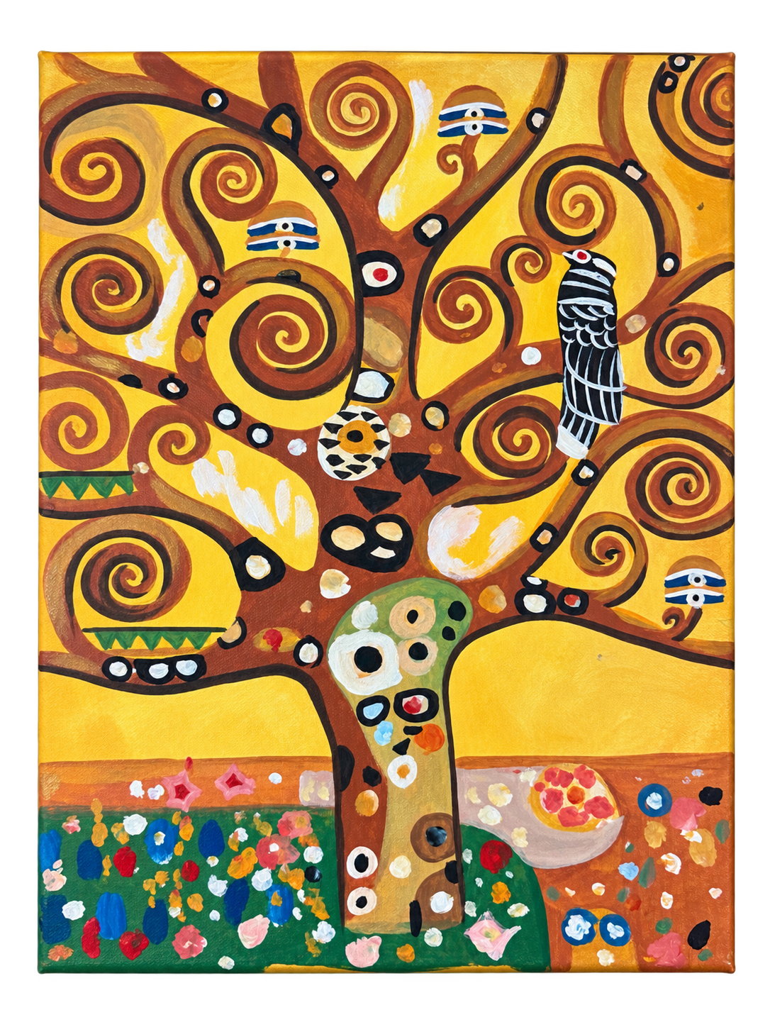 Albero ornamentale a spirali dorate.png