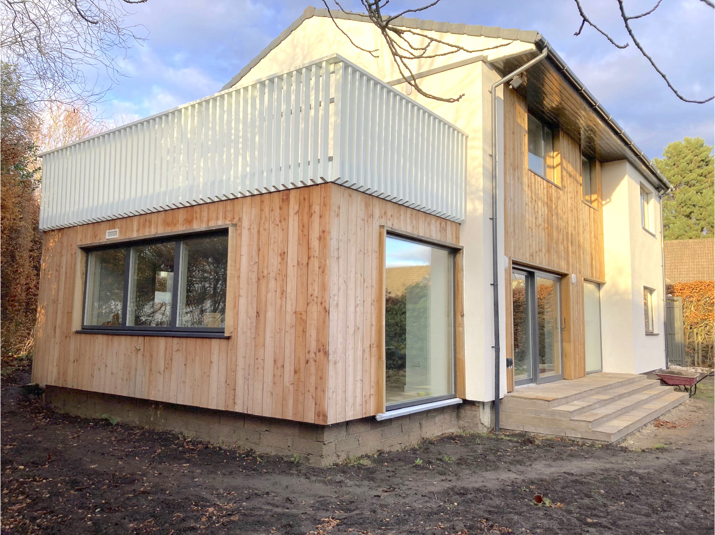 Introduction of larger windows looking on to the south facing garden.