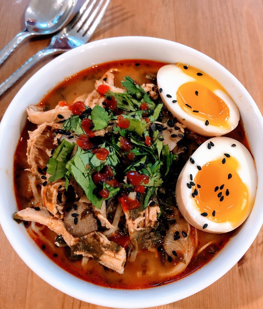 Thai Peanut Chicken Ramen