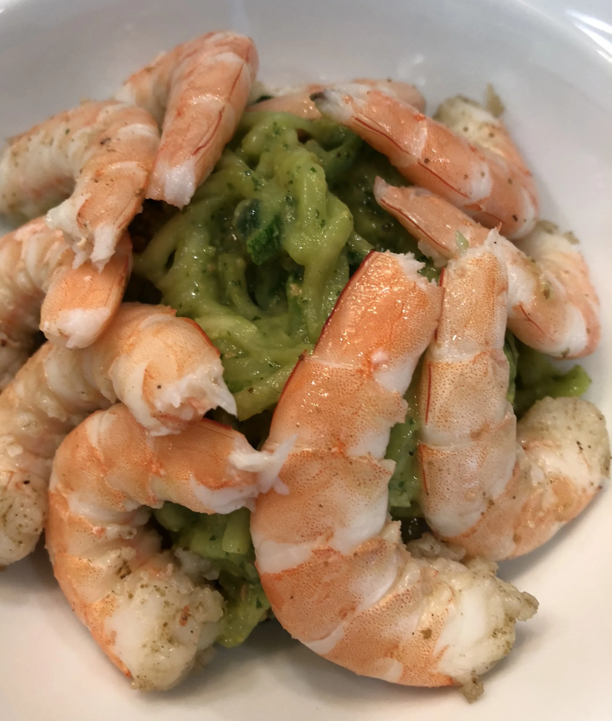 Zoodles With Avocado &amp; Pistachio Pesto