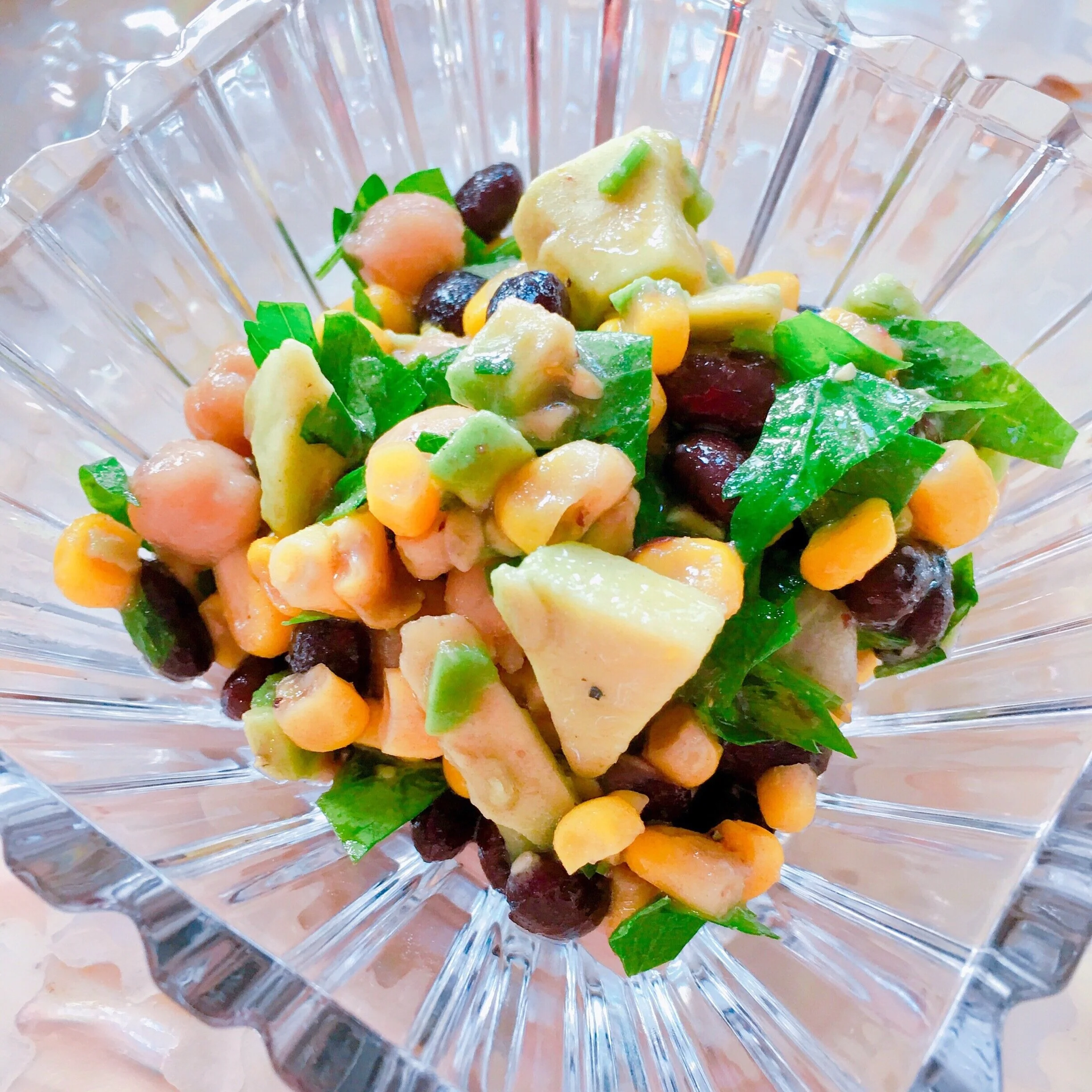 Corn and Avocado Mexican Salad