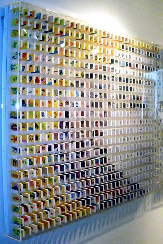 Jung San Senim Contemplation Series, 2015 Nail polish on matchboxes