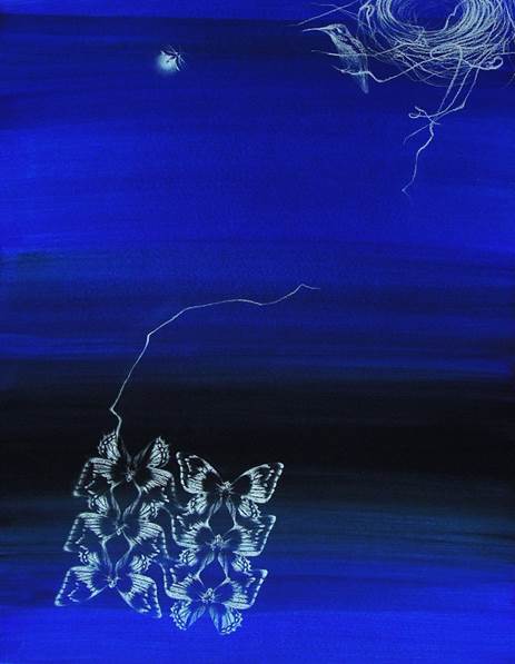 Francine Fox First Light, 2013 Watercolor, gouache, white charcoal on paper