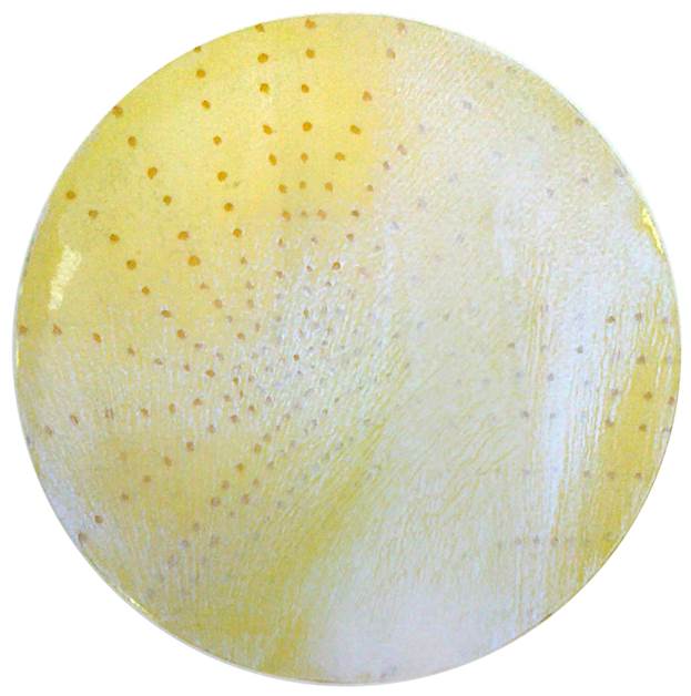 Karen Fitzgerald Milky Air Under Heaven, 2011 12K gold on prepared paper