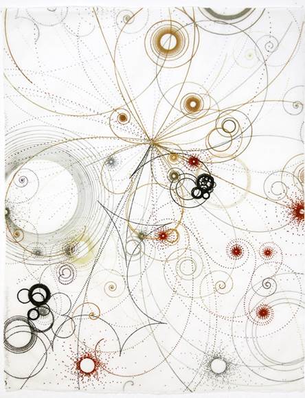Carter Hodgkin Electromagnetic Division, 2008 Watercolor and gouache on handmade paper