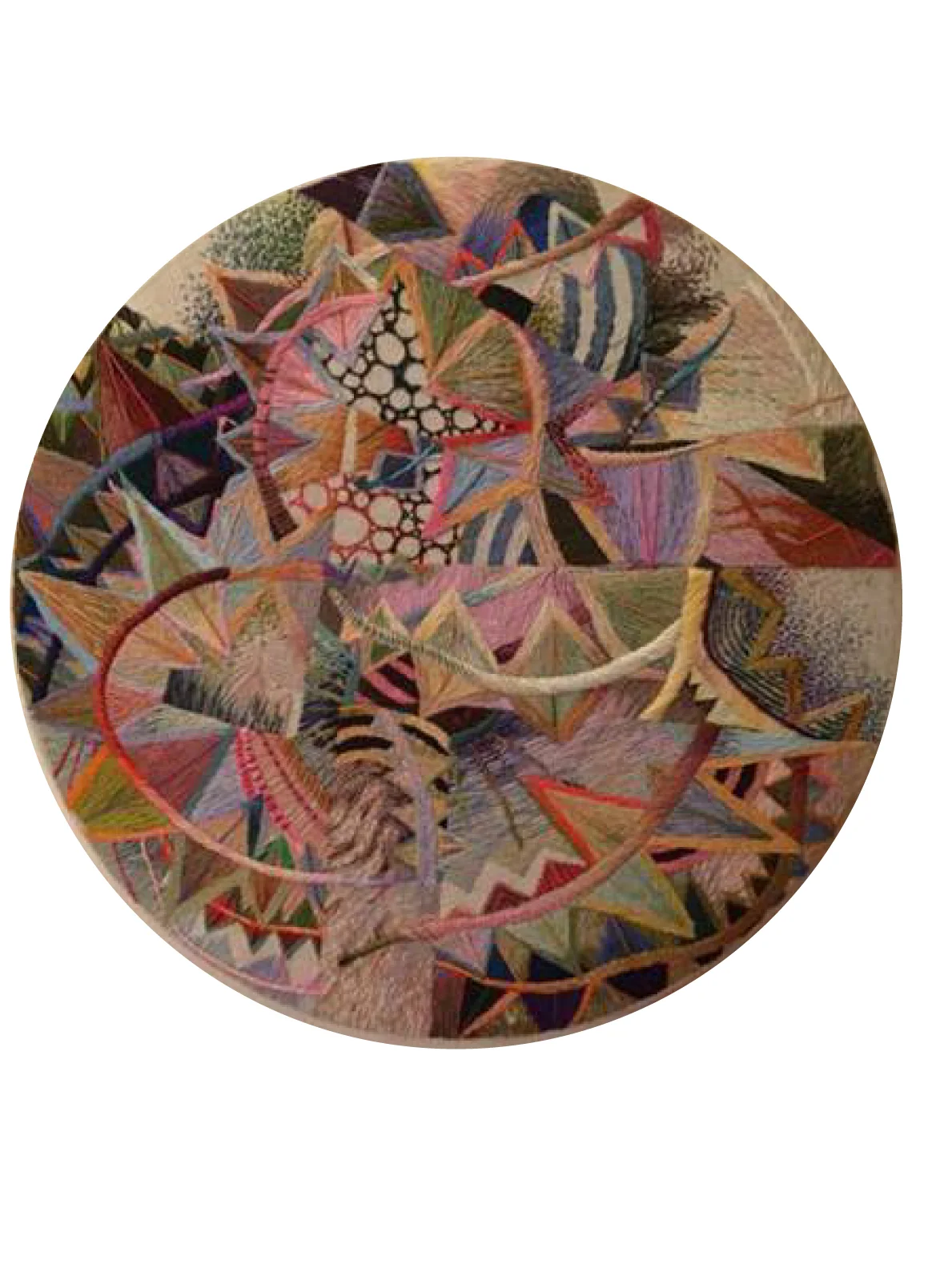Ruth Miller Seminal Circle, 2011 Original hand embroidered tapestry
