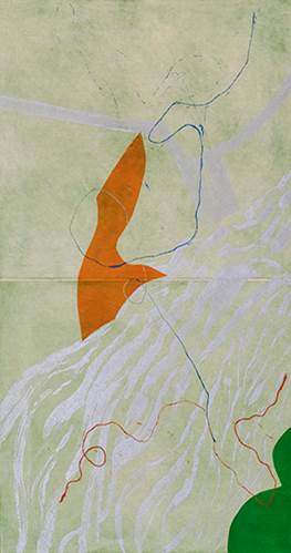 Kumi Korf Crossing Over Falls, 2007 Monotype