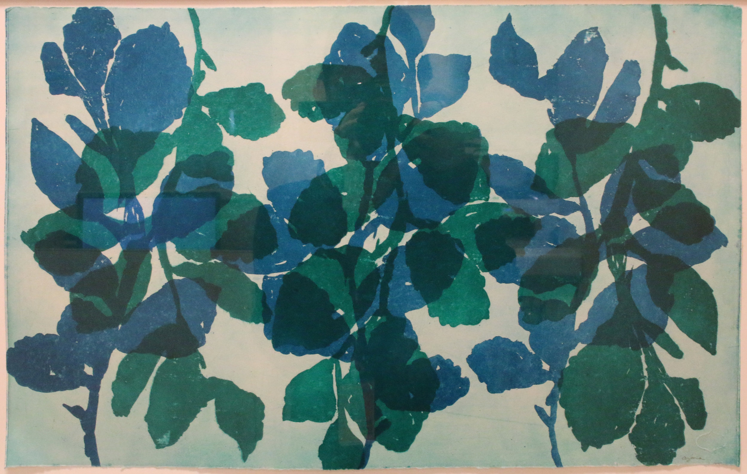 Nancy Azara Golden Treasure 22, 2017 Monotype