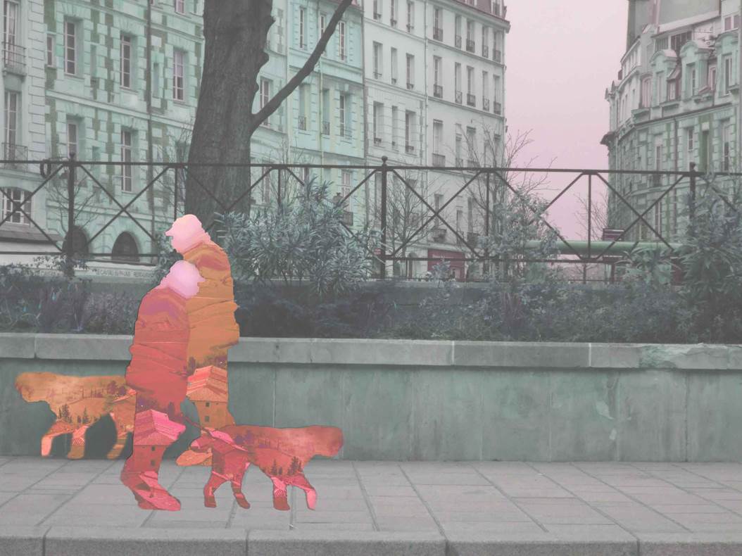 Emma Abad Monsieur Grizou & Hector, 2015 Digital Print