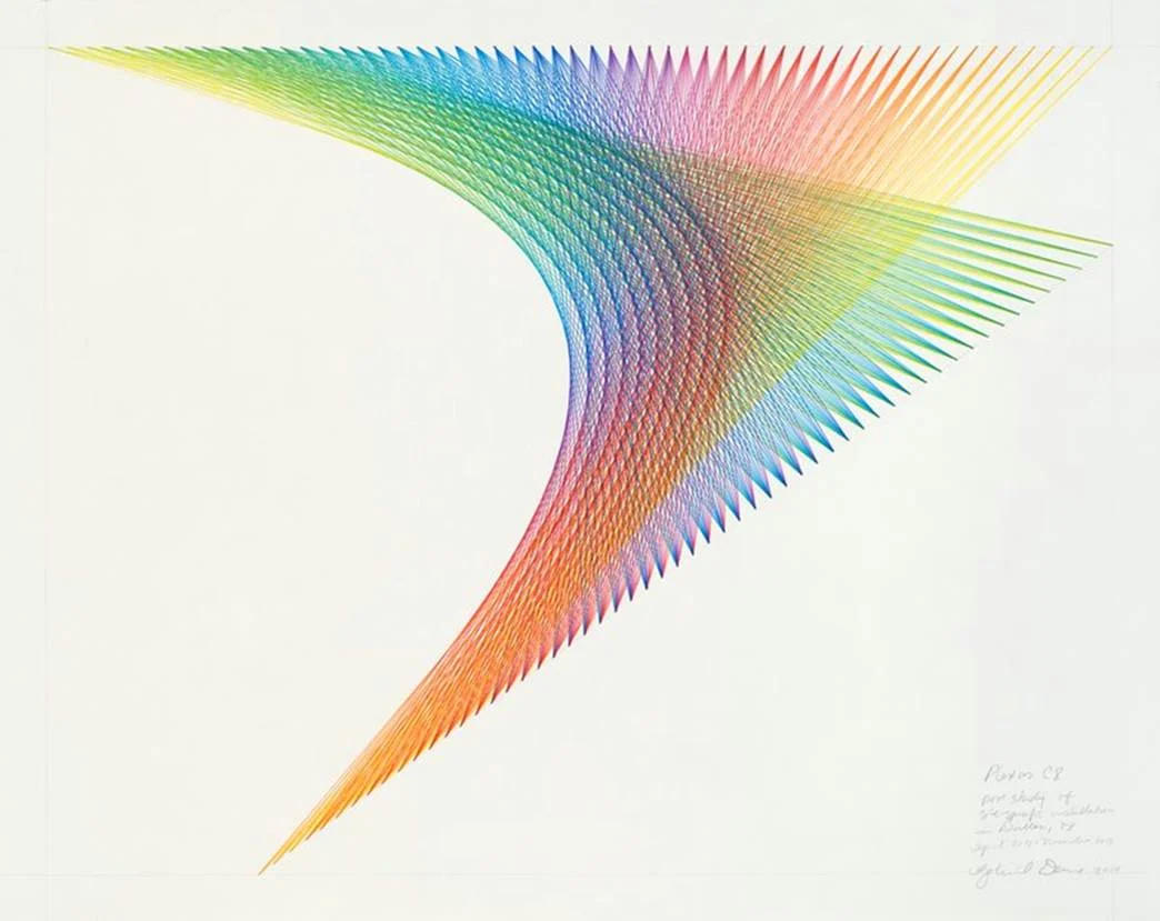 Gabriel Dawe Plexus C8, 2014 Colored Pencil