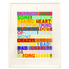 Mel Bochner Amazing 2017 Giclee print on matte archival paper