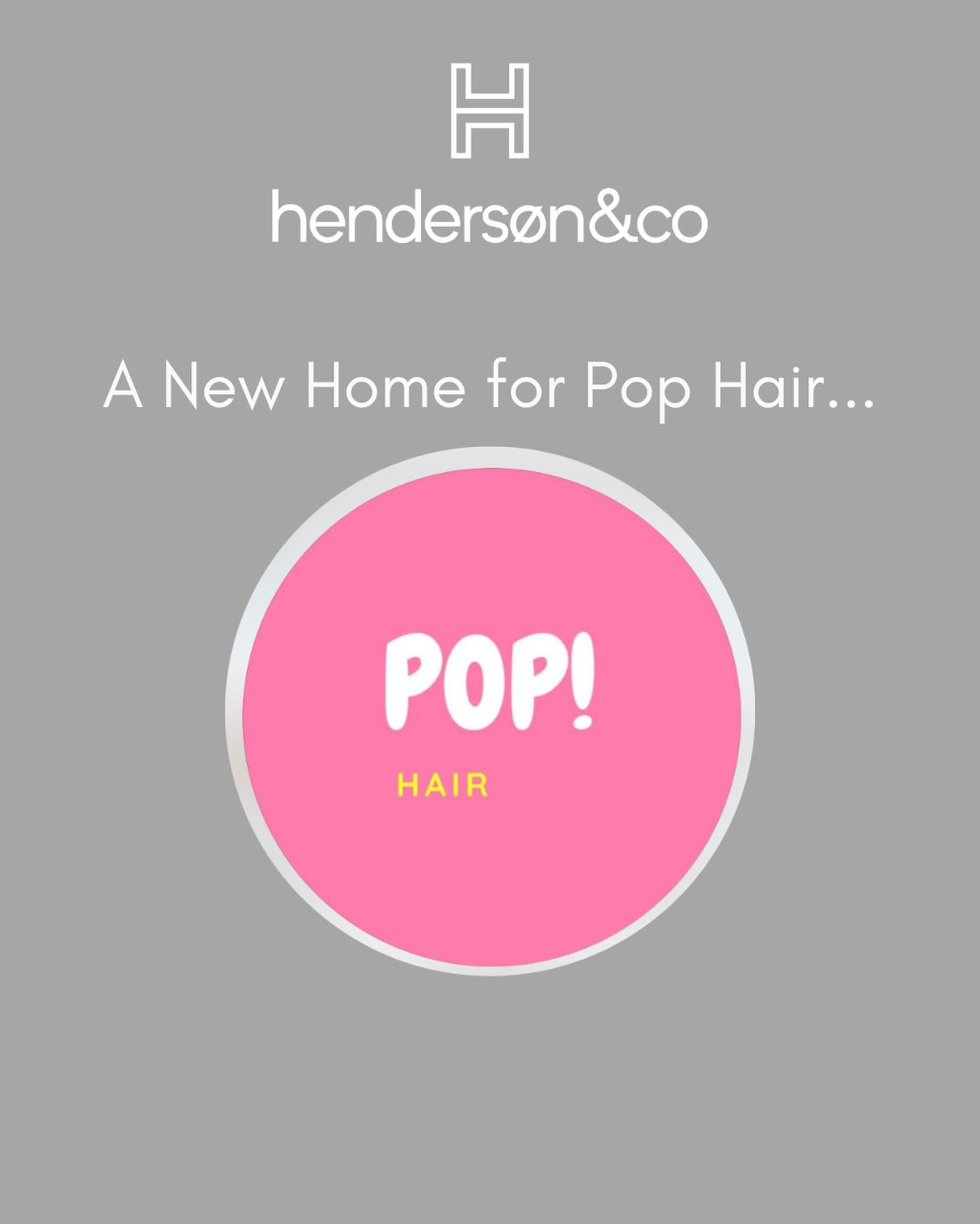 ▪️New week and some very exciting news to share&hellip;

▪️We&rsquo;re delighted to announce that Pop Hair will be relocating her business to Henderson &amp; Co.

▪️We know this hasn&rsquo;t been an easy decision for Pop, but we&rsquo;re really pleas