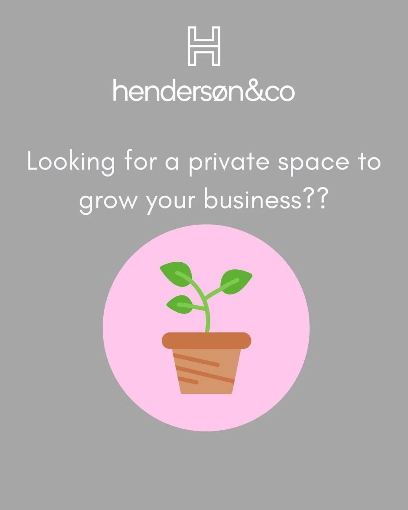 ▪️Did you know we have a private space available upstairs at Henderson&amp;Co?

▪️Previously home to both an aesthetics business and a nail technician, it&rsquo;s a flexible space that would suit someone looking to grow their own business within a su