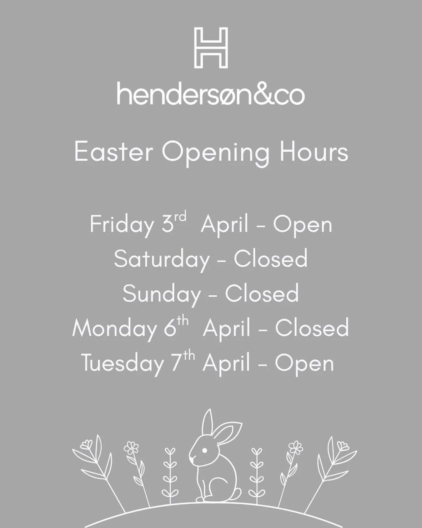 ▪️Easter&rsquo;s coming. Plans pending. Hair not quite there yet?

▪️Our Easter opening hours are live, and there&rsquo;s still time to get booked in before the long weekend.

▪️Whether it&rsquo;s a quick freshen up, a fringe tidy or a blow dry that 
