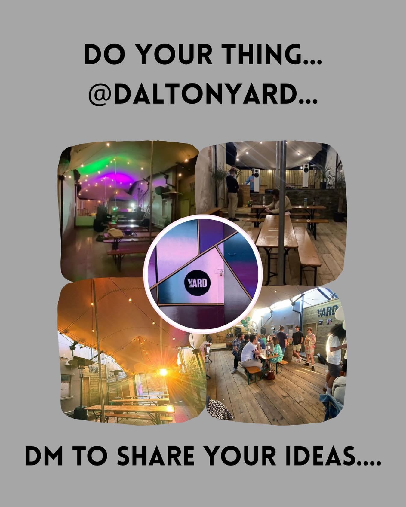 ▪️Your space. Your rules. Your vibe. ⚡

▪️@daltonyard, tucked behind Henderson &amp; Co on Crwys Road, is looking for the right person to take on a cracking little outdoor spot and make it their own.

▪️What&rsquo;s waiting for you: 

☕ Coffee machin