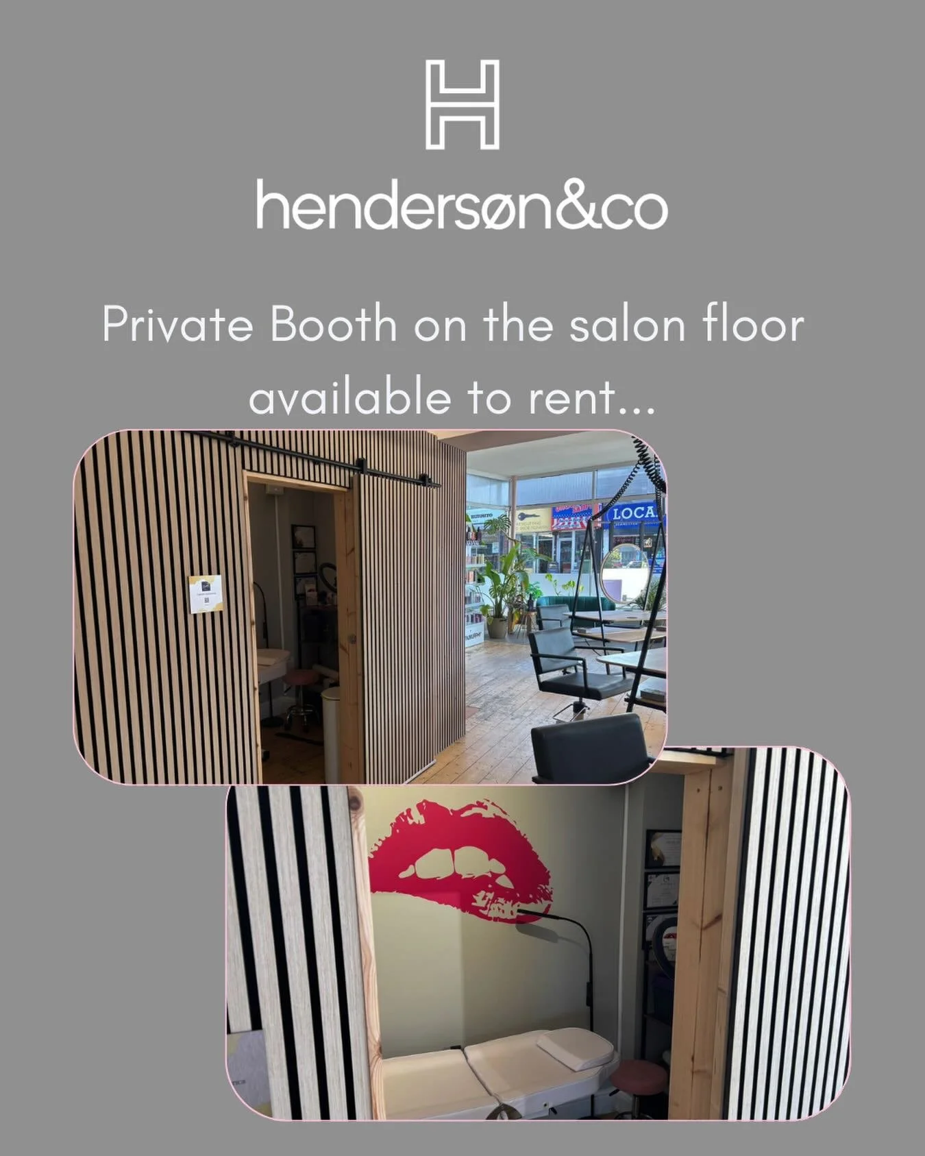 📣 Calling all nail techs &amp; beauty therapists in Cardiff...

▪️We&rsquo;ve got a rare opportunity at Henderson &amp; Co.

▪️Tucked away inside our busy independent salon on Crwys Road is a private, purpose-built beauty space ready for the right p