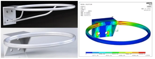 FEA on Basketball Hoop Redesign