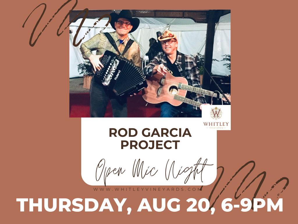 Open Mic w/Rod Garcia Project!