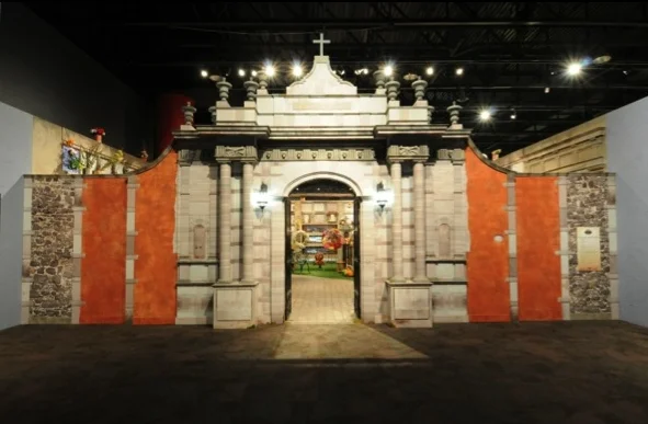 Exhibit Entrance - Scaled version of gates to actual Guanajuato cemetery