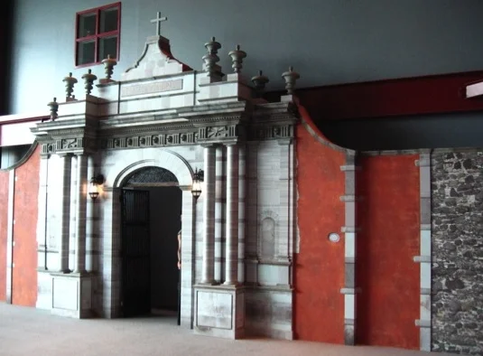 Exhibit Entrance - Scaled version of gates to actual Guanajuato cemetery