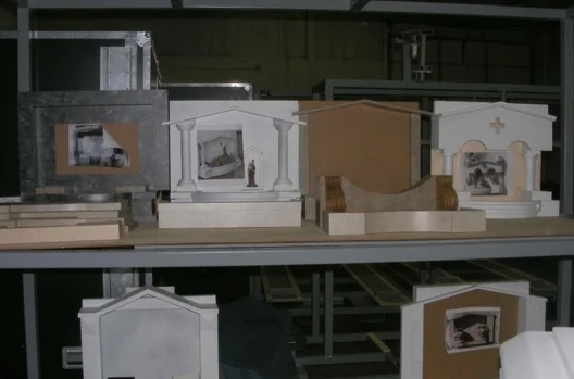 Process picture, cemetery room